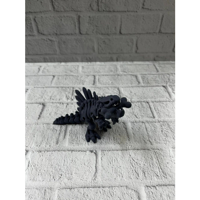 VipMarketim Eklemli Hareketli Dinazor Figürü Siyah – Dekoratif Masa Üstü Oyuncak