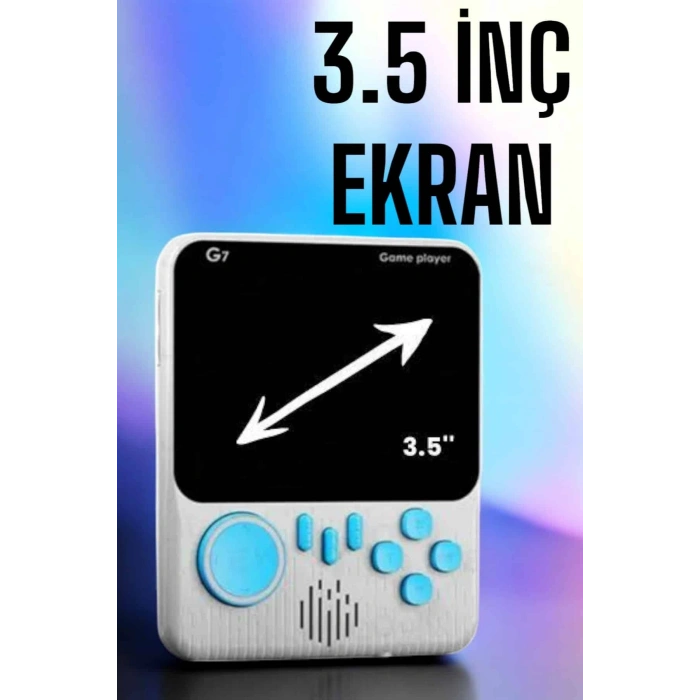 VipMarketim El Atarisi 3.5 inç Ekran Çift Konsol 666 Adet Retro Oyun Gamepad