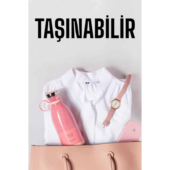 VipMarketim El Blender Bardak Blender Şarjlı Taşınabilir Meyve Sıkcağı Smoothie