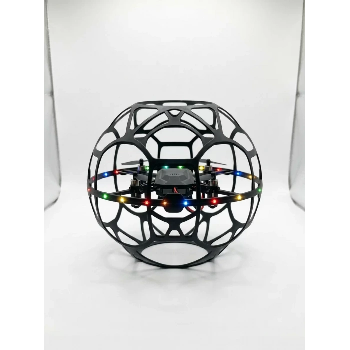 VipMarketim El Hareketi Kontrollü Futbol Topu Tasarımlı Drone LED Işıklı