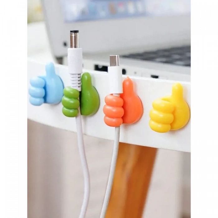 VipMarketim El Şeklinde Kablo Tutucu 10 Adet