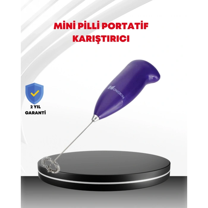 VipMarketim El Tipi Pratik Mikser – Kahve Süt Bebek Maması ve Yumurta Çırpıcı