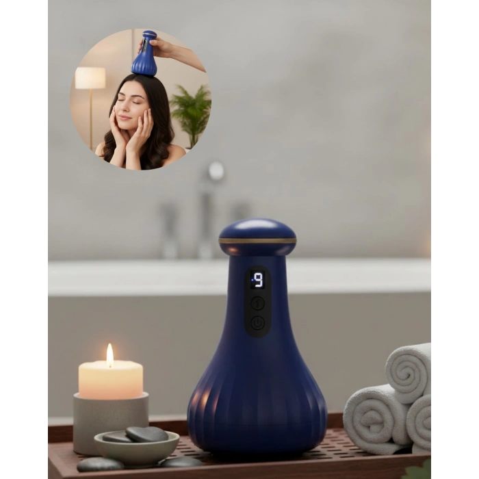 VipMarketim Elektrikli Baş ve Vücut Masaj Cihazı Çok Kademeli Rahatlatıcı