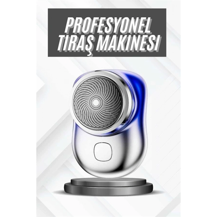 VipMarketim Elektrikli Mini Tıraş MakinesiTaşınabilir USB Şarjlı Kablosuz Tıraş Makinesi