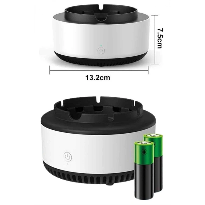 VipMarketim Elektronik Akıllı Küllük Hava Temizleyici Kokusuz Kül Tablası Anti-Duman