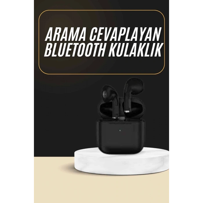 VipMarketim En Çok Tercih Edilen Bluetooth Kulaklık Mikrofonlu Silikonsuz Dokunmatik Kontrol