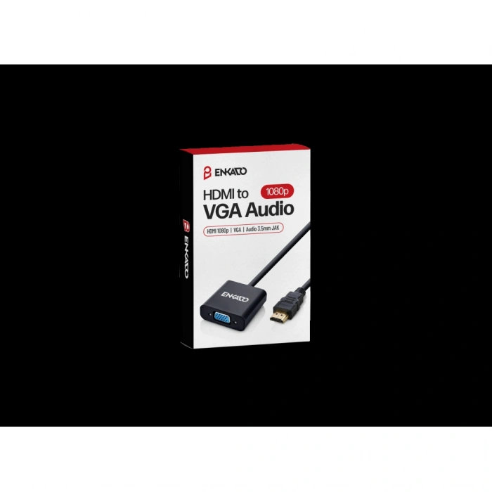 VipMarketim ENKADO EKD-HV10 HDMI To VGA Çevirici Adaptör(1923)