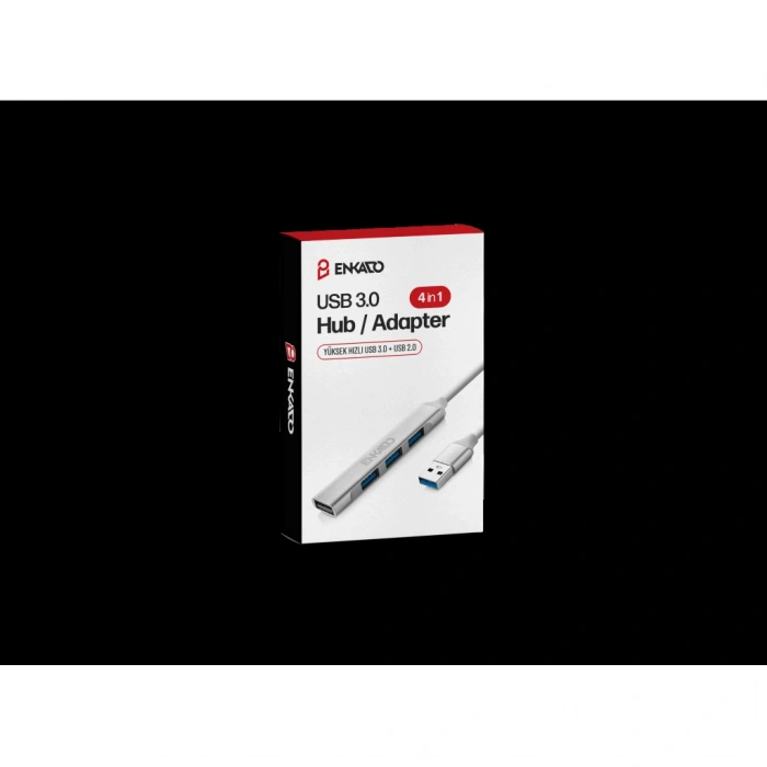 VipMarketim ENKADO EKD-UH60 USB3.0 to 3xUSB 2.0 1xUSB 3.0 Metal USB HUB(1923)