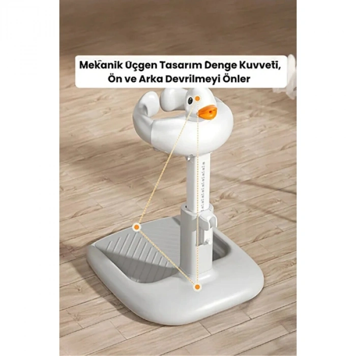 VipMarketim Ergonomik Ördekli Bebek Banyo Yıkama Yardımcısı