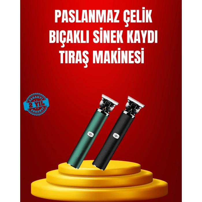 VipMarketim Ergonomik Tasarımlı Dayanıklı Metal Gövdeli Saç Kesme Makinesi