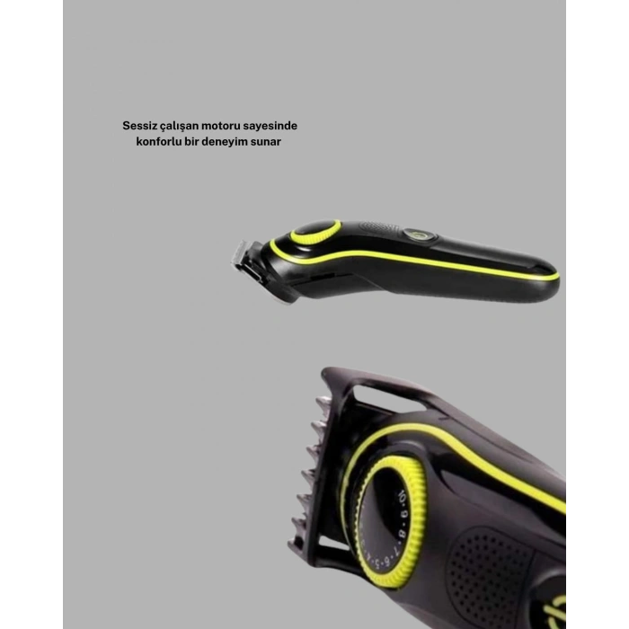 VipMarketim Erkek Bakım Seti – Kablosuz Şarjlı Tıraş Makinesi Su Geçirmez ve Sessiz Motorlu