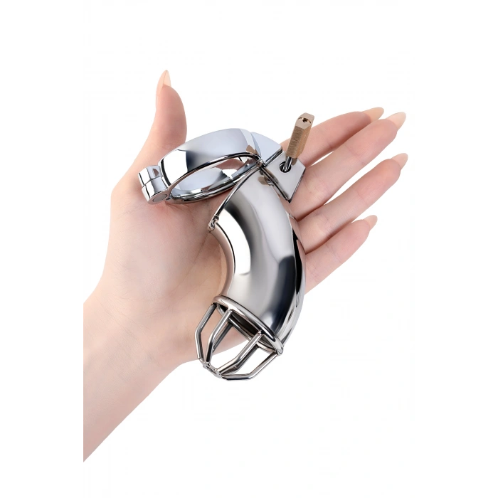 VipMarketim Erkek Metal sadakat kemeri, gümüş