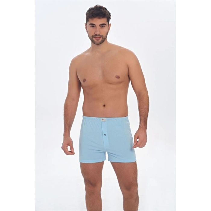 VipMarketim  Erkek Pamuklu Önden Düğmeli Klasik Bokser