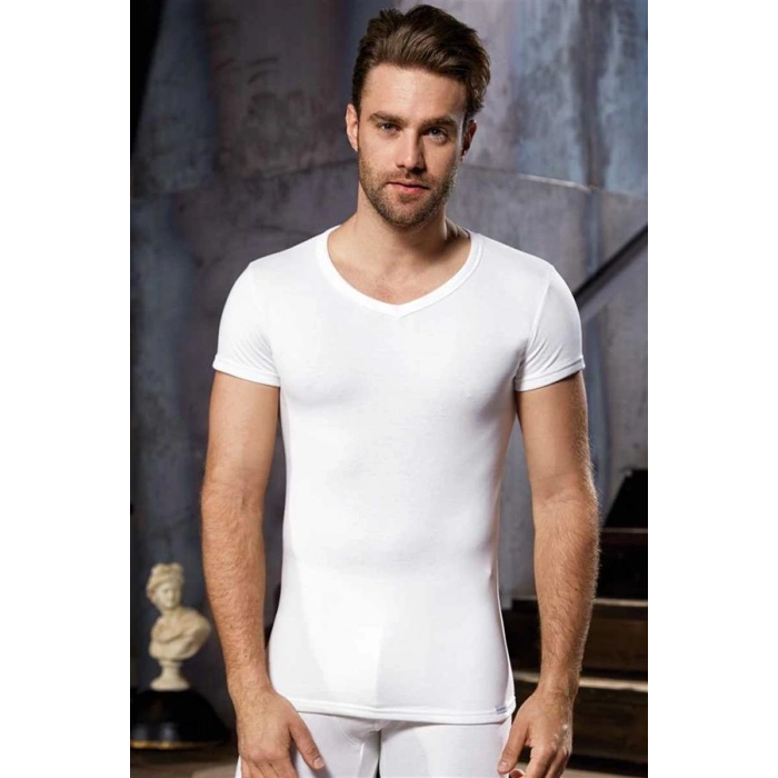 Vipmarketim Erkek Termal Kısa Kol V Yaka İçlik ( ) (kod:2552)