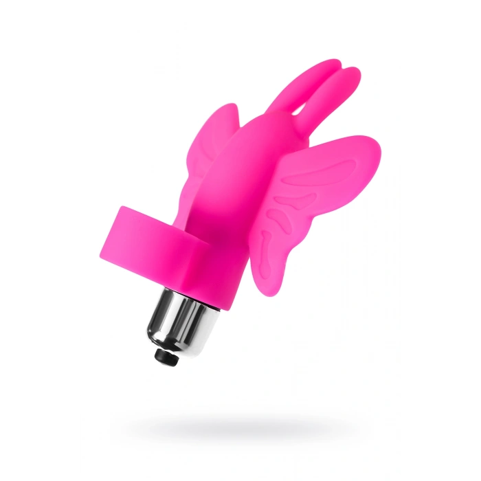 VipMarketim Eromantica Butterfly Parmak Kelebek Vibratörü, Silikon, Pembe, 10 Cm