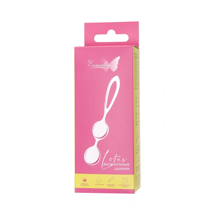 VipMarketim Eromantica Lotus Vajinal Topları, Silikon, Pembe, 17 Cm