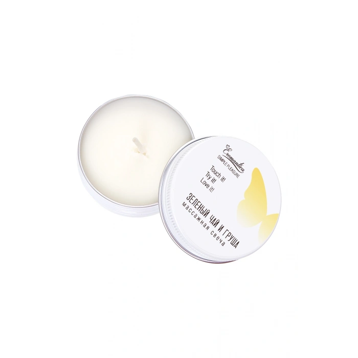 VipMarketim Eromantica Masaj Mumu Yeşil Çay ve Armut, 30 ml