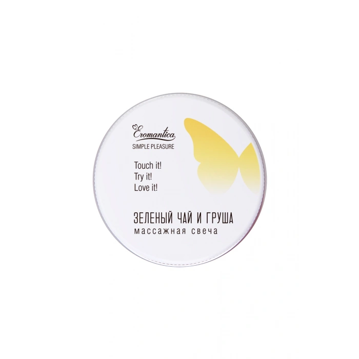 VipMarketim Eromantica Masaj Mumu yeşil Çay Ve Armut, 30 Ml