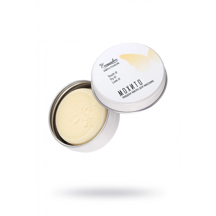 VipMarketim Eromantica masajı için katı yağ «Mojito», 20 g