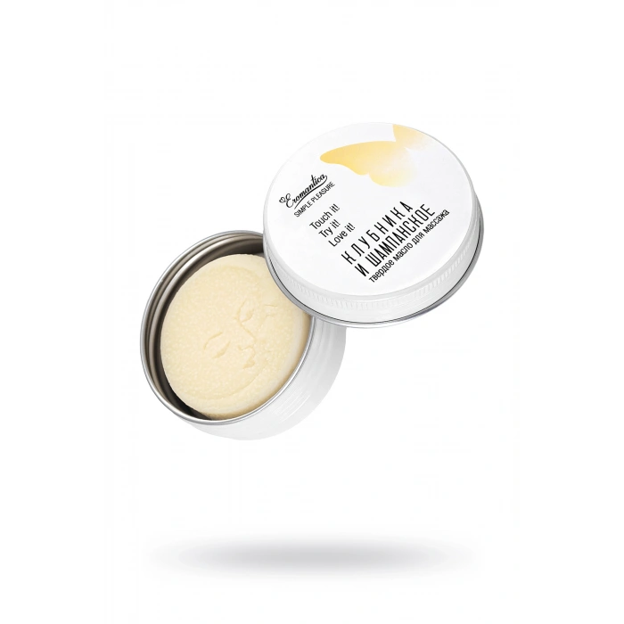 VipMarketim Eromantica Masif Çilekli şampanya masajı için katı yağ, 20 g