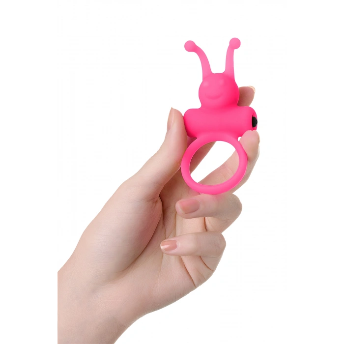 VipMarketim Eromantica Penis Üzerindeki Ereksiyon Halkası, Silikon, Pembe, Ø 3,1 Cm