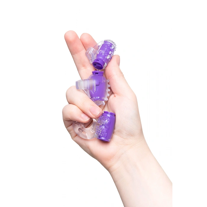 VipMarketim Eromantica Set No.1 vibratör seti, Silikon, transparan, 3 adet