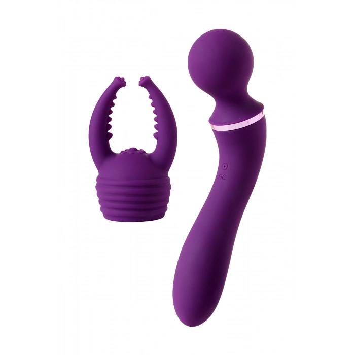 VipMarketim Eromantica Uma çok fonksiyonlu vibratör, silikon, mor, 20 cm