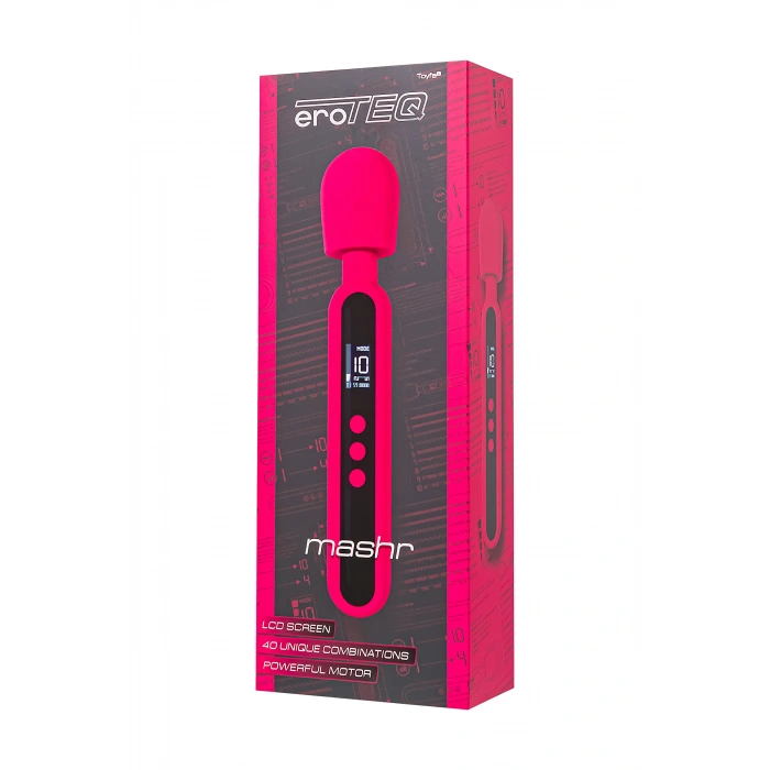 VipMarketim Eroteq Samimi Masaj Aleti Mashr, Silikon, Pembe, 23,5 Cm