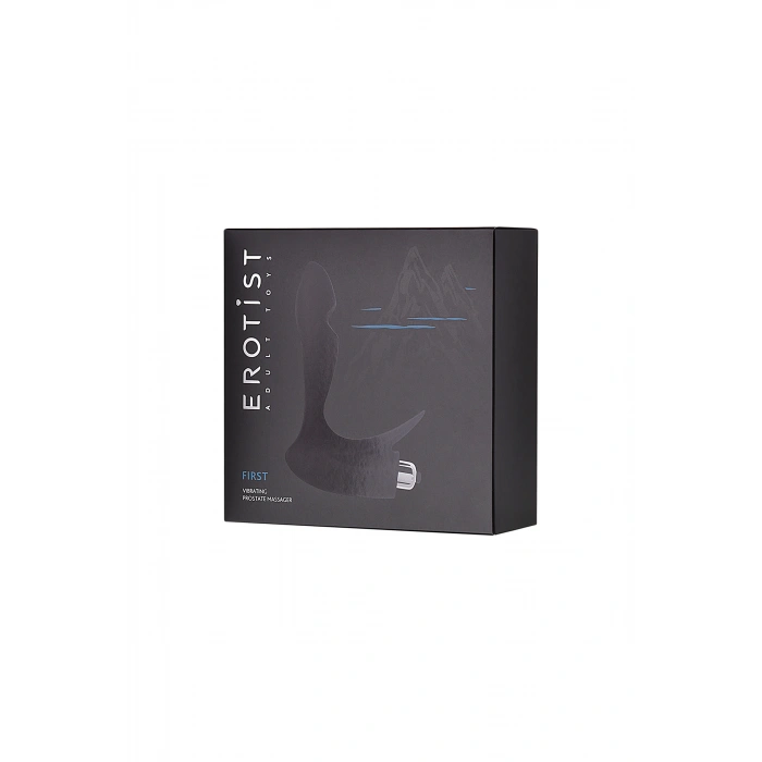 VipMarketim Erotist First Anal Plug, Silikon, Siyah, 14,4 Cm