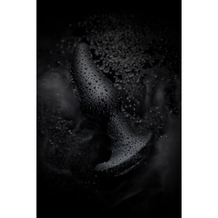 VipMarketim Erotist Hurricane Anal Plug, Silikon, Siyah, 14 Cm