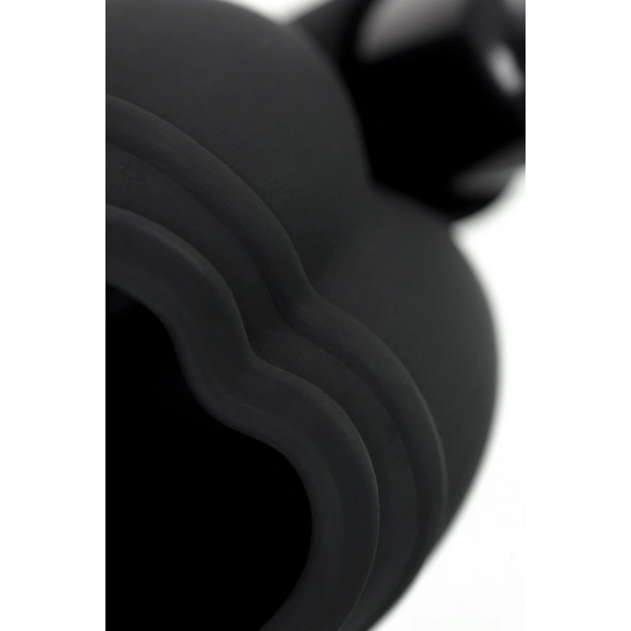 VipMarketim Erotist Penis Kılıfı Ereksiyon Halkalı Ve Titreşimli , Silikon, Siyah, 6,5 Cm