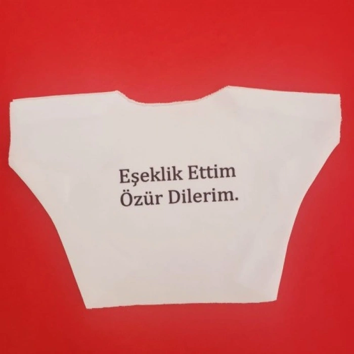 VipMarketim Eşeklik Ettim Yazılı Oyuncak Tişörtü