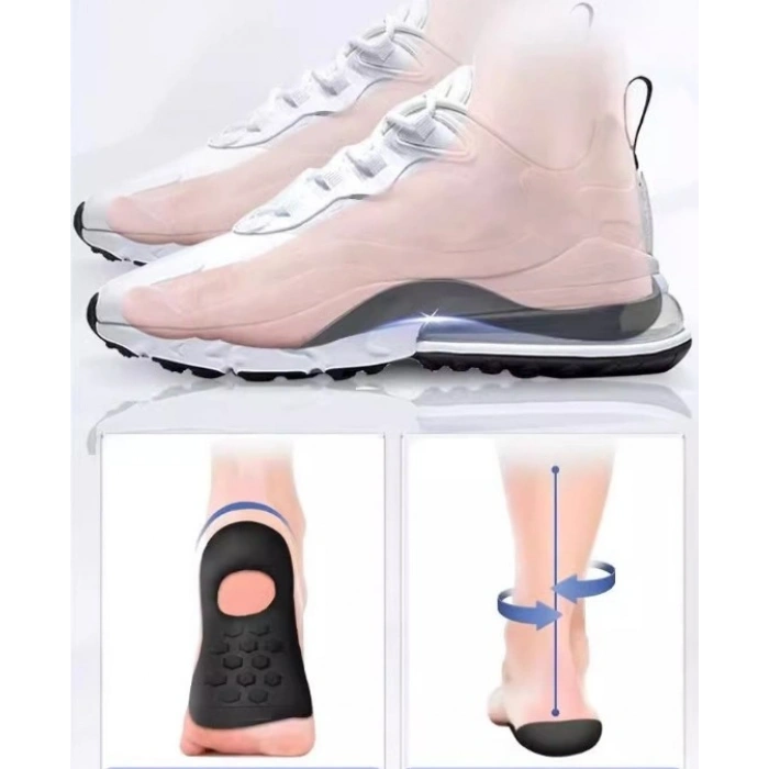 VipMarketim Esnek Düz Taban Düzeltici Topuk Yastığı