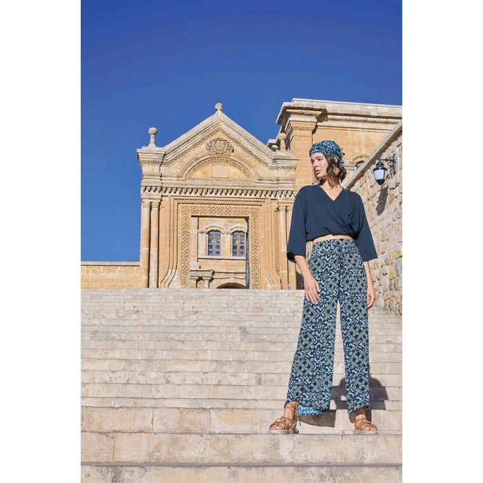 Vipmarketim Etnik Desenli Alt Üst Takım