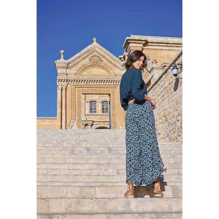 Vipmarketim Etnik Desenli Alt Üst Takım