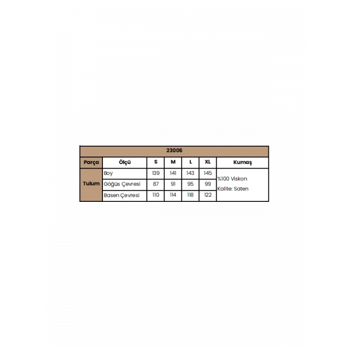 VipMarketim Etnik Desenli Saten Tulum