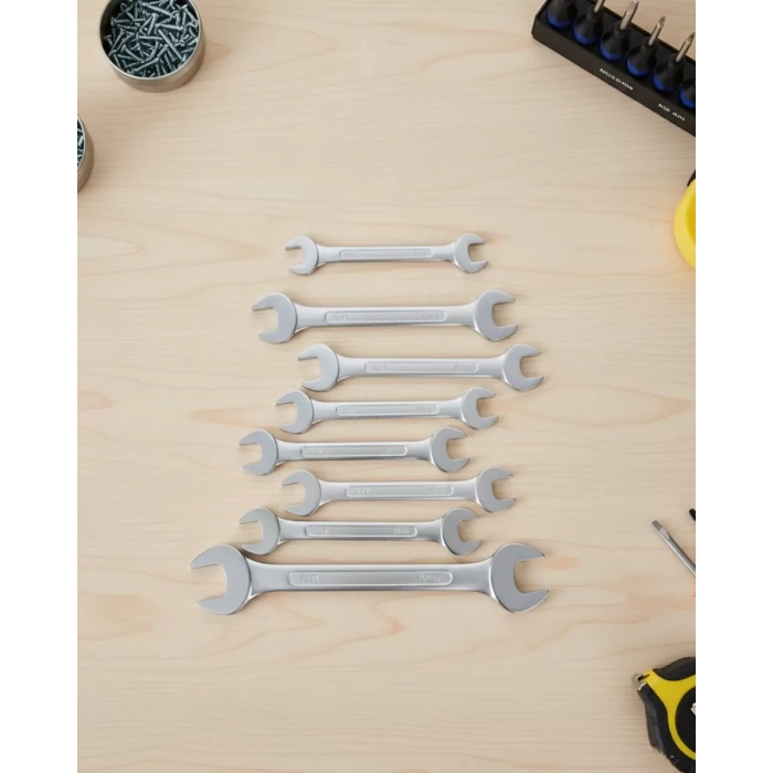 VipMarketim Ev ve Atölye Kullanımına Uygun 8li Kombine Anahtar Seti