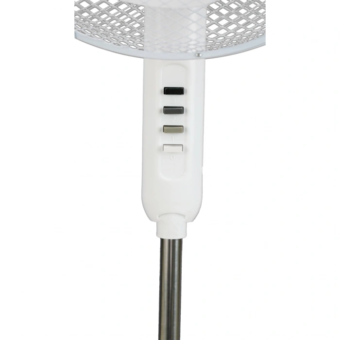 VipMarketim EVEREST FAN10 BEYAZ EcoWind 3 Kademeli Hız 40cm 3 Kanat Pervane ve Çerçeve 45W Otomatik Salınım Yükseklik Ayarlı Vantilatör(1923)