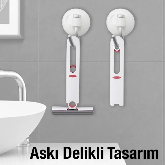 VipMarketim EZERE Çok Amaçlı Mini tezgah üstü Paspas Mini Mop + 2 Yedek Uç-(5775)