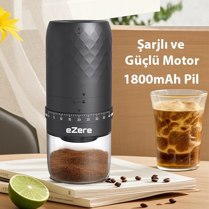 VipMarketim Ezere Elektrikli Kahve Öğütme Makinesi-(5775)