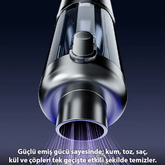 VipMarketim EZERE PowerVac1 20000pa Araç İçi ve Ev Tipi Şarjlı Vakum Süpürge-(5775)