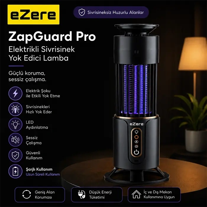 VipMarketim Ezere ZapGuard Pro Elektrikli Sivrisinek Yok Edici lamba-(5775)