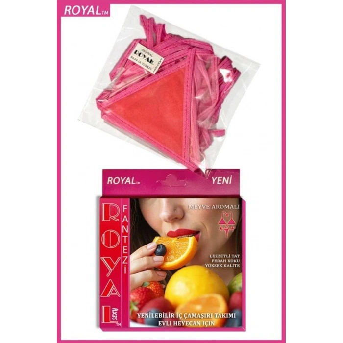 VipMarketim Fantezi Tüketilebilen Yenilebilir Tropikal Aromalı İç Çamaşırı Takımı