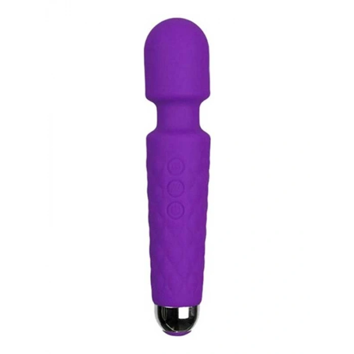 VipMarketim Female Wand Massager Şarjlı Vibratör - Mor