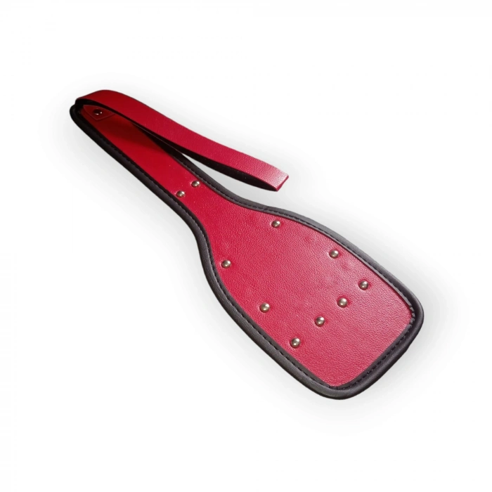 VipMarketim Fetilux Deri Fantezi Şaplak - Kırmızı