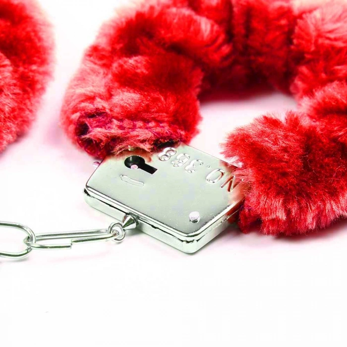 VipMarketim Fetilux Metal Fetiş Fantezi Kelepçe - Kırmızı