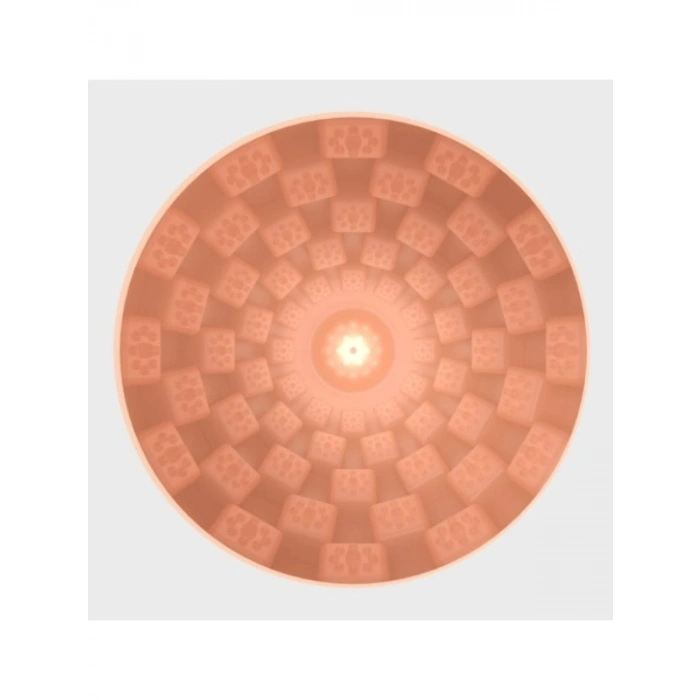 VipMarketim Fıçı Şeklinde İçi Tırtıklı Yumurta Mastürbatör - Madeira