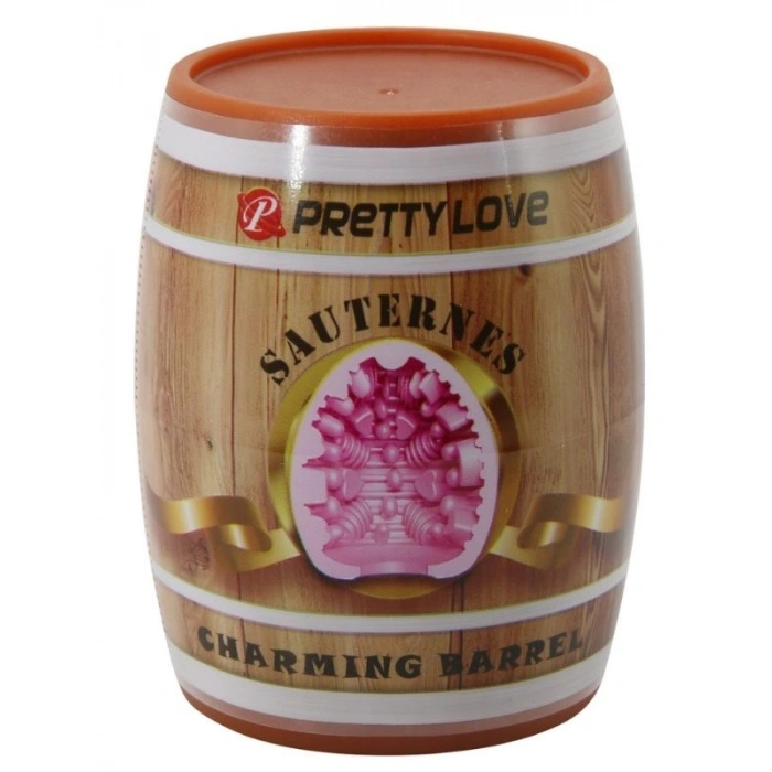 VipMarketim Fıçı Şeklinde İçi Tırtıklı Yumurta Mastürbatör - Sauternes