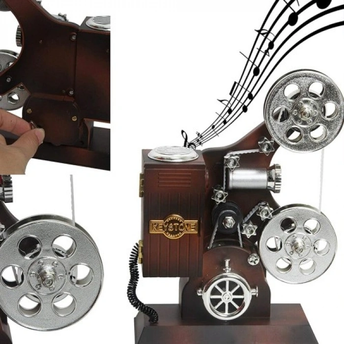 VipMarketim Film Makinesi Görünümlü Müzik Kutusu