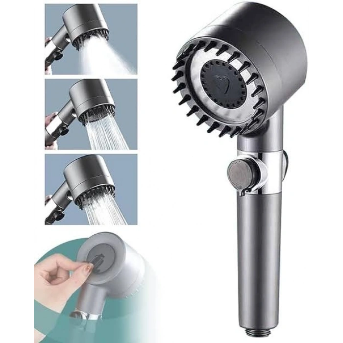 VipMarketim Filtreli Duş Başlığı 3 Mod